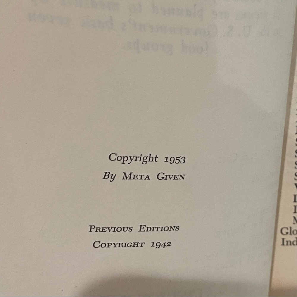1953 The Modern Family cookbook by Meta Given - Picture 7 of 12